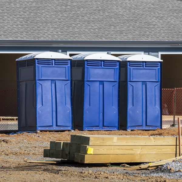 are there any restrictions on where i can place the portable toilets during my rental period in Backus